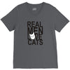 real men love cat V-Neck Tee