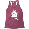 mud splatter smiley face smile forrest gump movie Racerback Tank