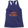 happy halloween . Racerback Tank