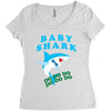 Baby Shark -Shark Do Do Do Women's Triblend Scoop T-shirt