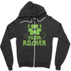 sham rocker shamrock Zipper Hoodie