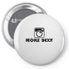 people shoot Pin-back button