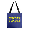 sunday gunday Tote Bags