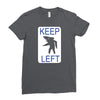 keep left shark Ladies Fitted T-Shirt