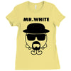 mr. white Ladies Fitted T-Shirt