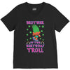 birthday troll brother V-Neck Tee