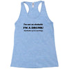 im not an alcoholic im a drunk t shirt x large funny beer pong keg par Racerback Tank