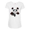 Gamer Panda Maternity Scoop Neck T-shirt