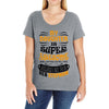 My Daughter Is Super Awesome Her Stepmom Ladies Curvy T-Shirt