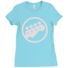 bass guitar rockband Ladies Fitted T-Shirt