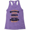 Super Cool Granddaughter Of A Freaking Awesome Mother Racerback Tank