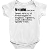 Feminism Noun Baby Onesie
