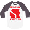 Thompson High School Wrestling (Vision Quest) 3/4 Sleeve Shirt