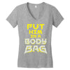 body bag Women's V-Neck T-Shirt