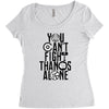 Fight Alone Avengers Women's Triblend Scoop T-shirt