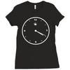 420 clock face stoner humour weed cannabis pot four twenty Ladies Fitted T-Shirt