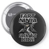 funny rude fart ninja ideal birthday gift or present Pin-back button