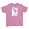 keep left shark Youth Tee
