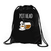 pot head Drawstring Bags