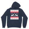 reindeer christmas ugly sweater Unisex Hoodie