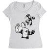 wolverine vs hulk Women's Triblend Scoop T-shirt