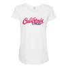 California Malibu Maternity Scoop Neck T-shirt