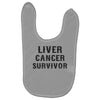 Liver Cancer Survivor Baby Bibs