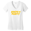 knife party electro house Women's V-Neck T-Shirt