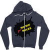 no mo rules Zipper Hoodie