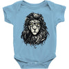 nerd  lion Baby Bodysuit