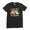 dreamer bear Ladies Fitted T-Shirt