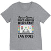 i love video games V-Neck Tee