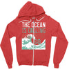 the ocean is calling Zipper Hoodie