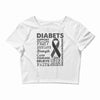 diabetes awareness Crop Top