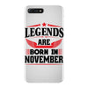 Legends Are Born In November iPhone 7 Plus Case