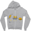 cat olympics Zipper Hoodie