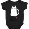 cat love person! Baby Bodysuit