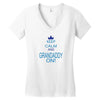 keep calm and grandaddy on! Women's V-Neck T-Shirt