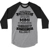 Super Cool Mimi Of A Freaking Awesome Granddaughter 3/4 Sleeve Shirt