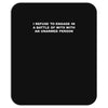 battle of wits Mousepad