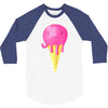 octopus icecream 3/4 Sleeve Shirt