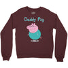 peppa pig  daddy pig Crewneck Sweatshirt