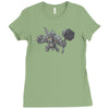 overwatch reinhardt cute Ladies Fitted T-Shirt