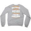Super Cool Mother Of A Freaking Awesome Son Crewneck Sweatshirt