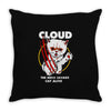 the most savage cat alive Throw Pillow