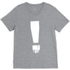 exclamation box V-Neck Tee
