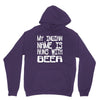 my indian name is runs with beer Unisex Hoodie