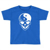 yin yang skull (2) Toddler T-shirt