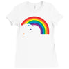rainbow Ladies Fitted T-Shirt
