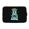 pizza shark graphic Laptop sleeve